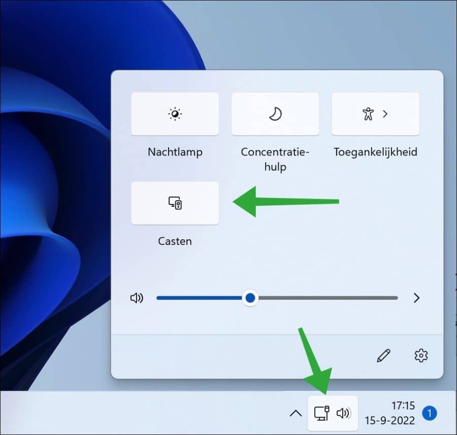 Casten in Windows 11