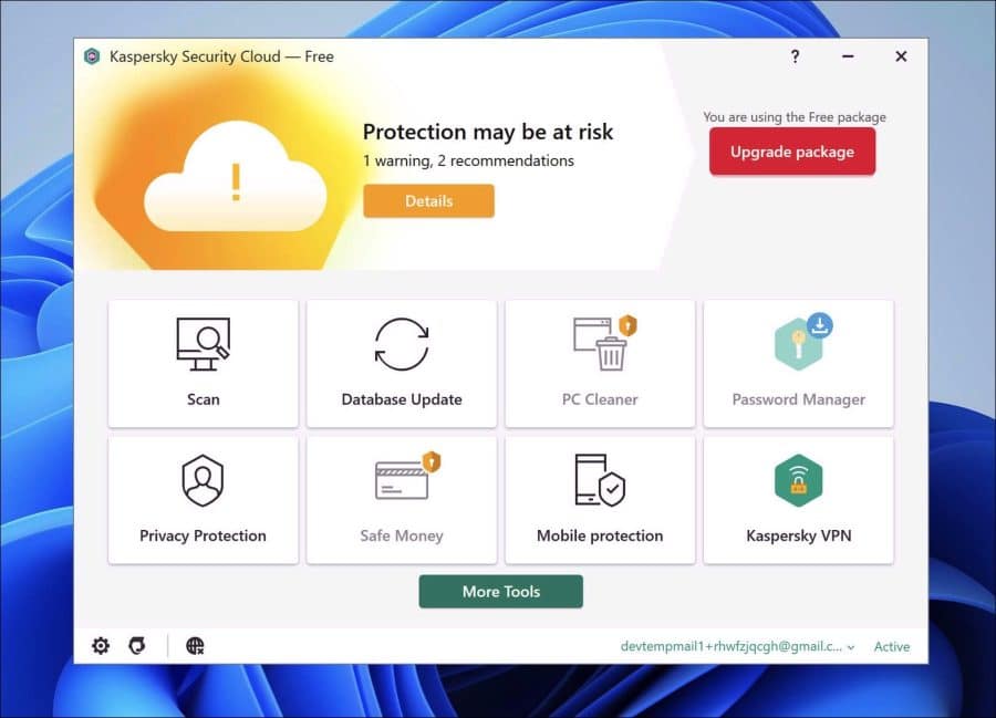 Kaspersky seguridad en la nube gratis