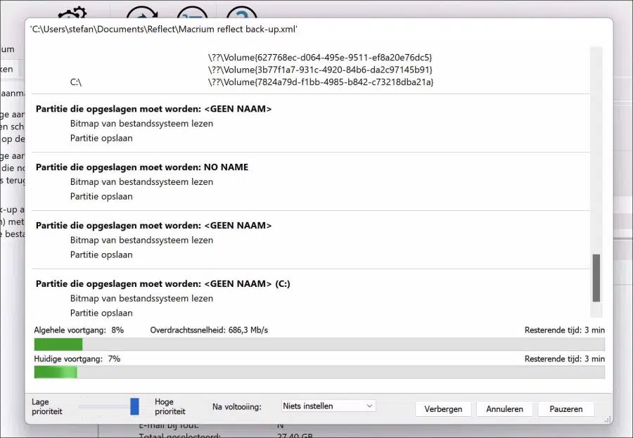 Macrium reflect volledige back-up maken van Windows 11