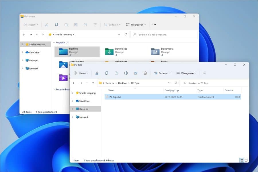 Open folder in a new window using the CTRL key