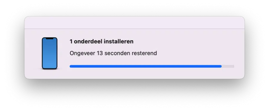 Onderdeel installeren