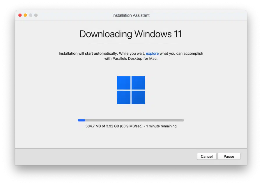 Windows 11 ARM downloaden via Parallels desktop