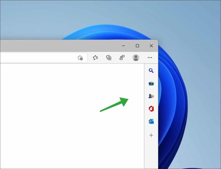 Zijbalk - sidebar in Microsoft Edge