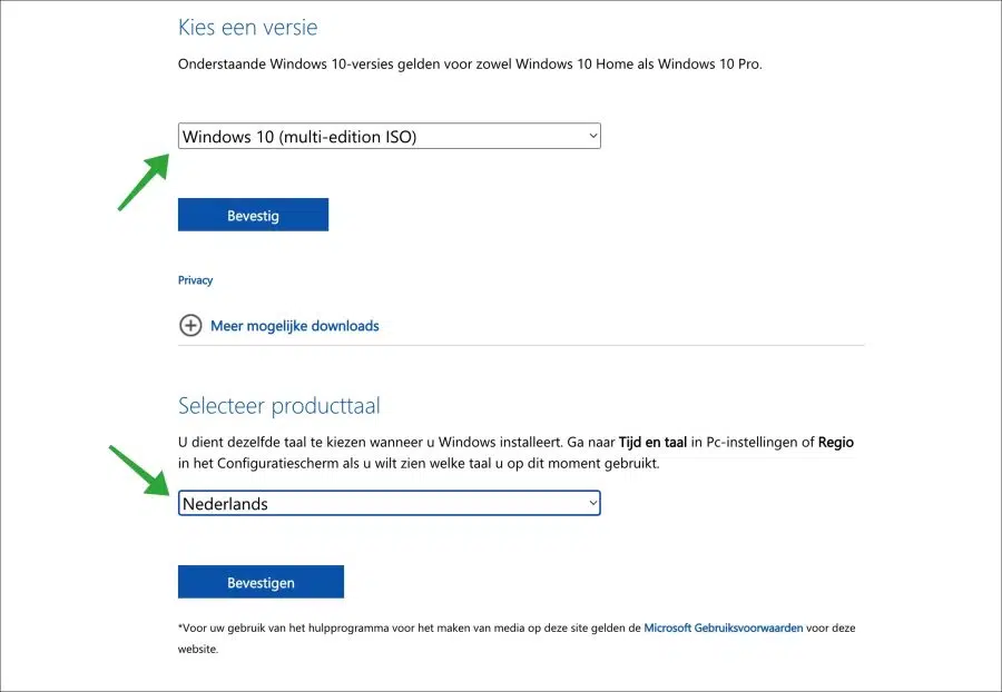 22h2 iso bestand downloaden voor Windows 10