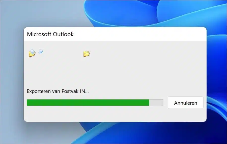 Exporteren van Postvak IN