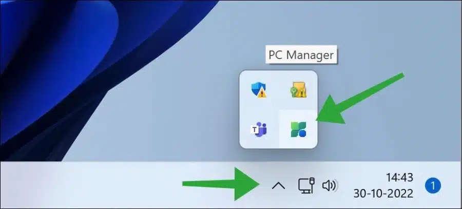 PC manager openen