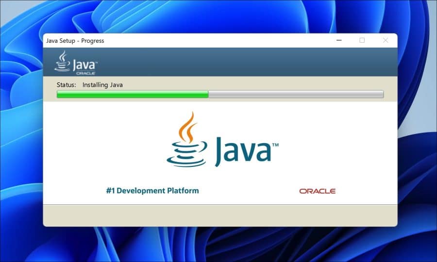 Installing java