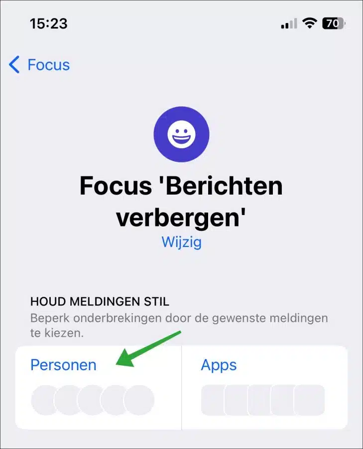 Personen toevoegen om meldingen van te ontvangen