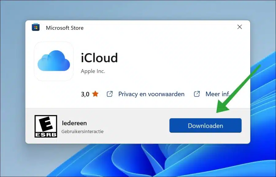 iCloud voor Windows downloaden