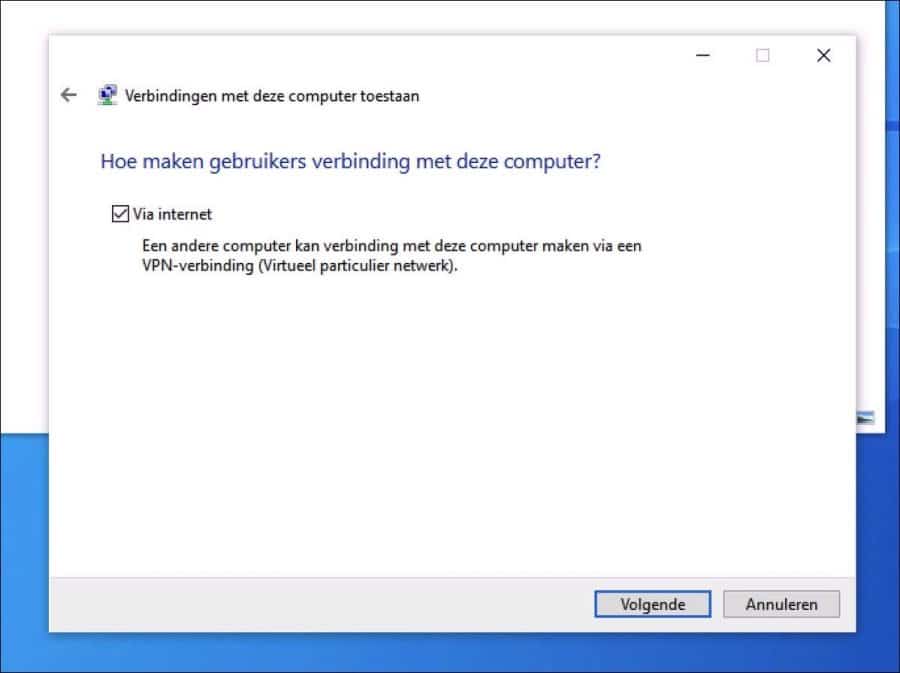 Hoe maken gebruikers verbinding met deze computer