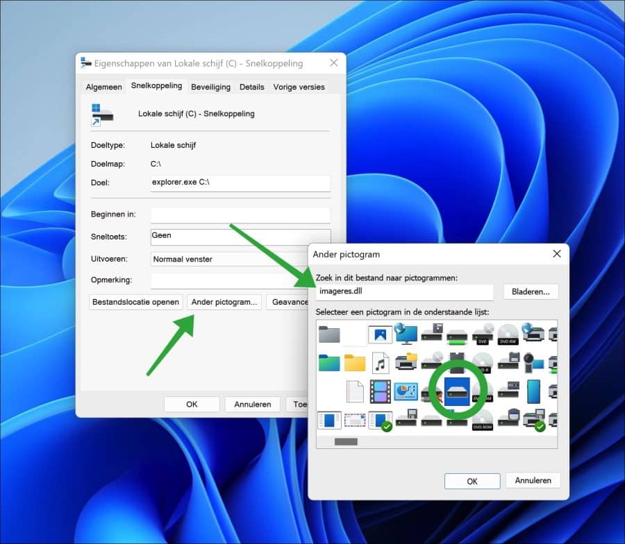 harde schijf pictogram selecteren