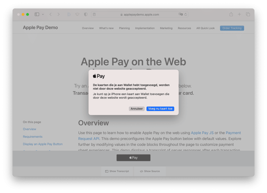 Apple Pay Demo