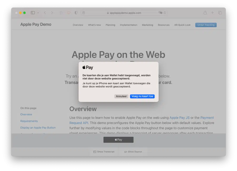 Apple Pay Demo