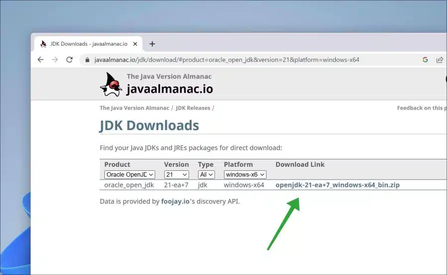 OpenJDK voor Windows x64
