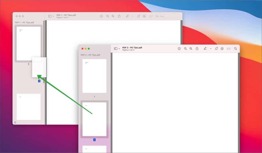 PDF bestanden samenvoegen op een Mac