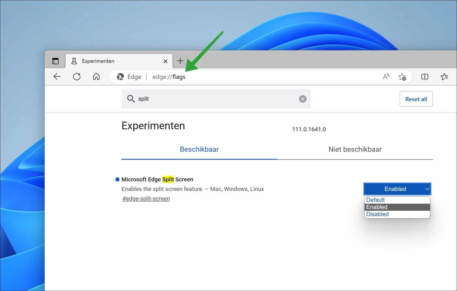 Edge Split Screen Flags Scherm splitsen met de Microsoft Edge browser? Zo werkt het