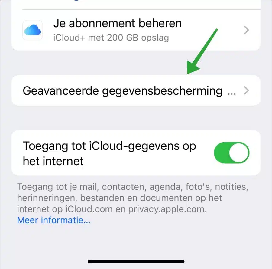Gevanceerde gegevensbescherming