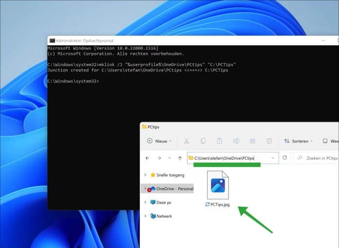 Synchroniseer elke map in Windows 11 of 10 met OneDrive