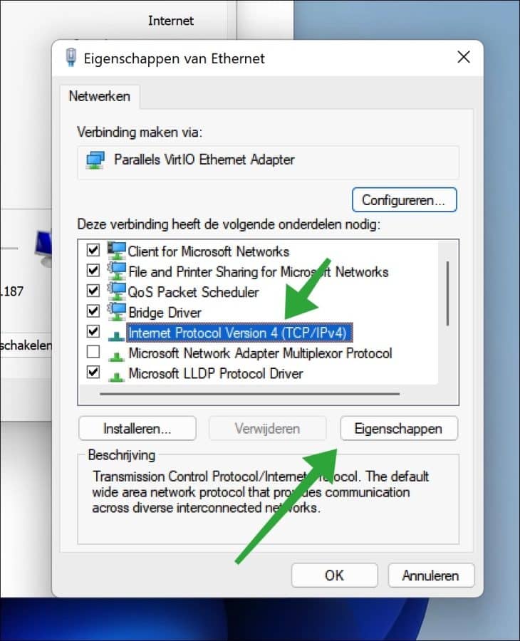 propriedades ipv4