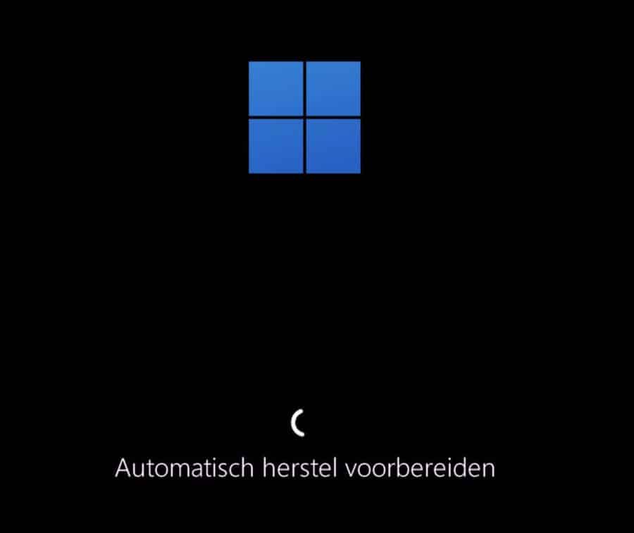 Automatisch herstel voorbereiden