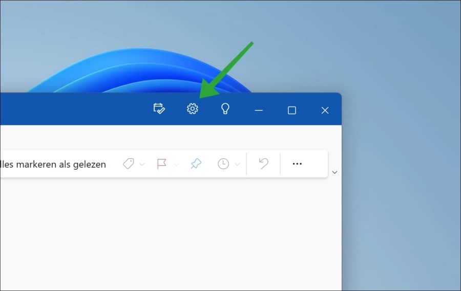 Nieuwe outlook app instellingen