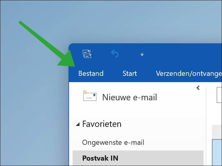 Outlook bestand