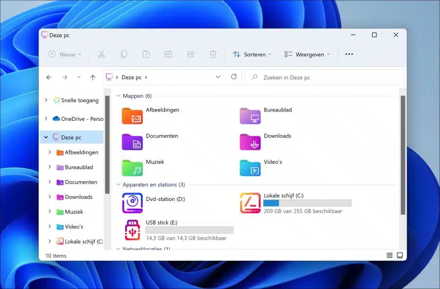Windows 11 aangepast uiterlijk thema met nieuwe pictogrammen