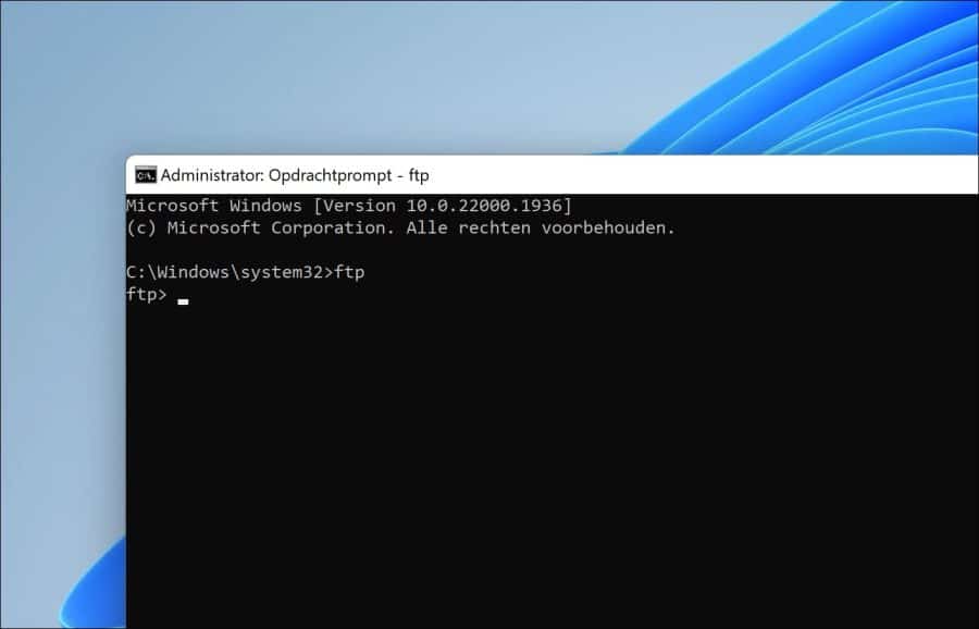 Öffnen Sie FTP in Windows 11 oder 10