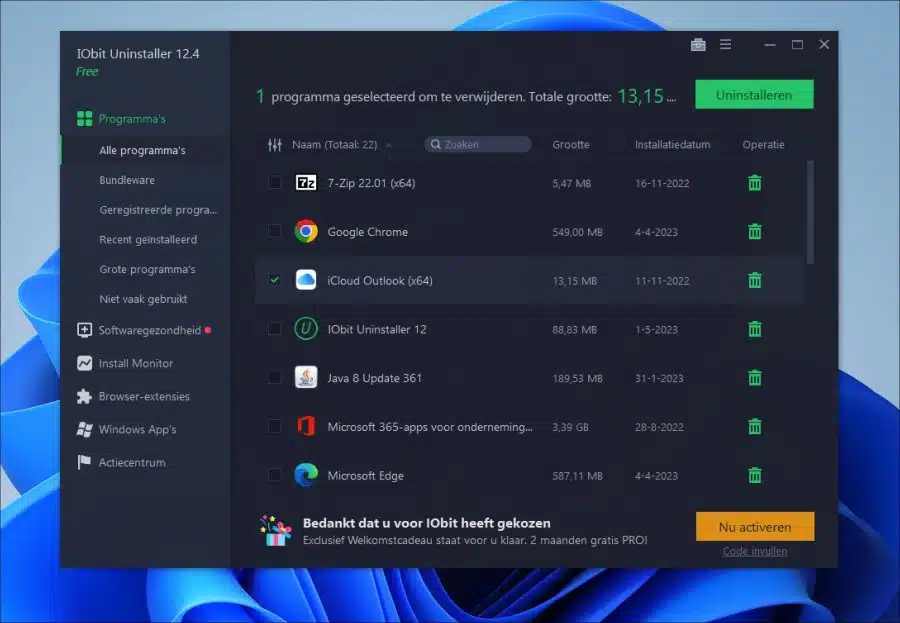 iobit uninstaller