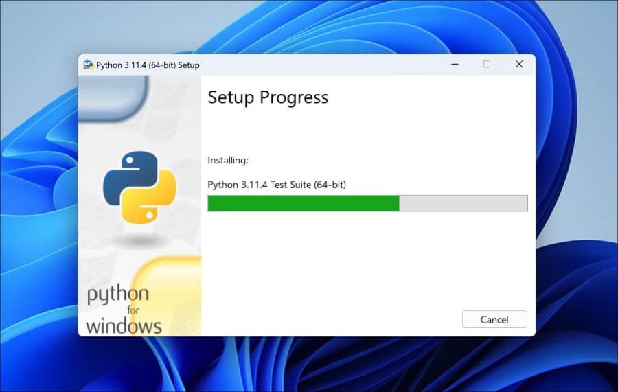 python setup