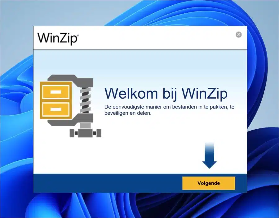 winzip installeren in windows 11