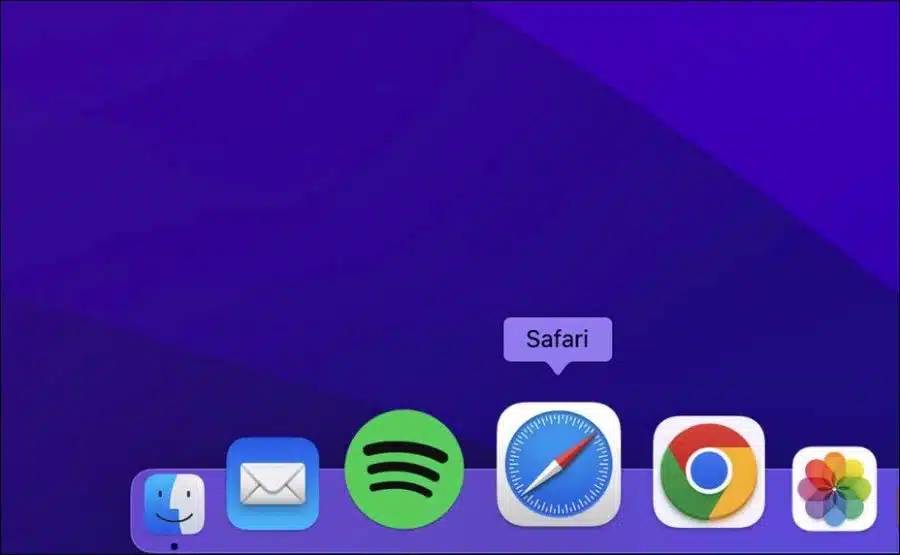 Safari openen