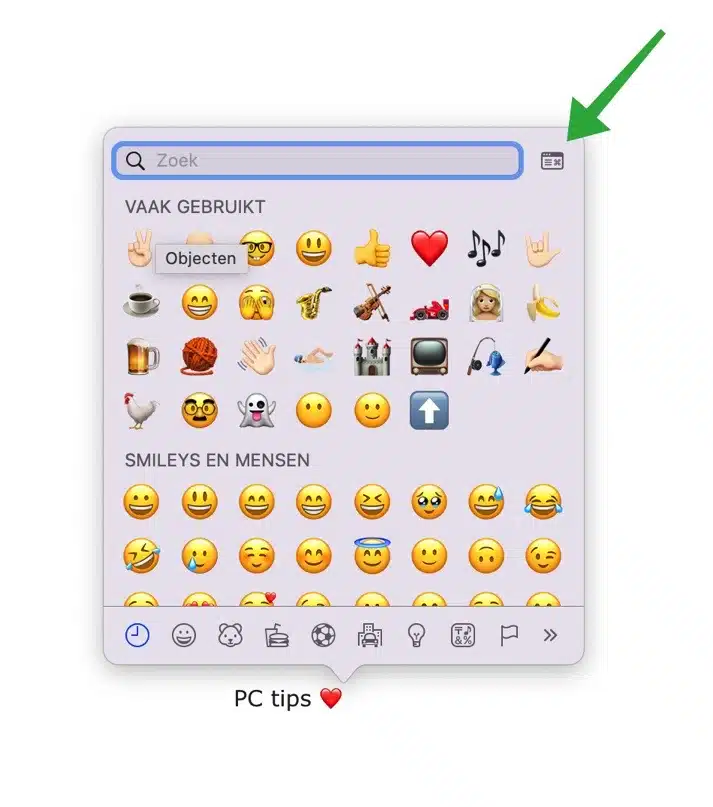Tekenweergave openen op Mac