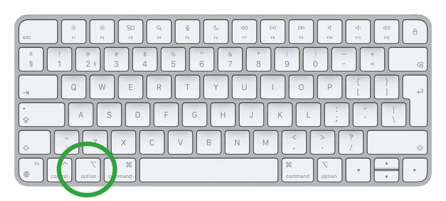 teclado mac