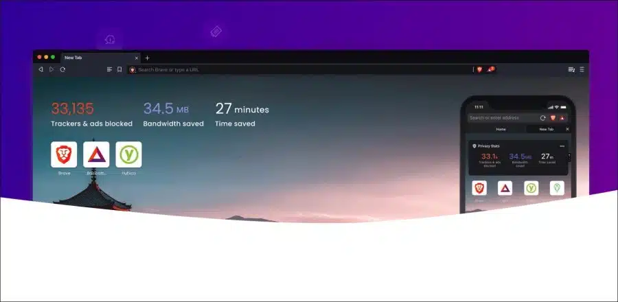 Brave browser voor Mac