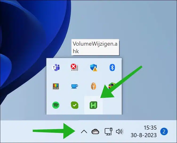 Geluidsvolume wijzigen via toetsenbord in Windows 11 10