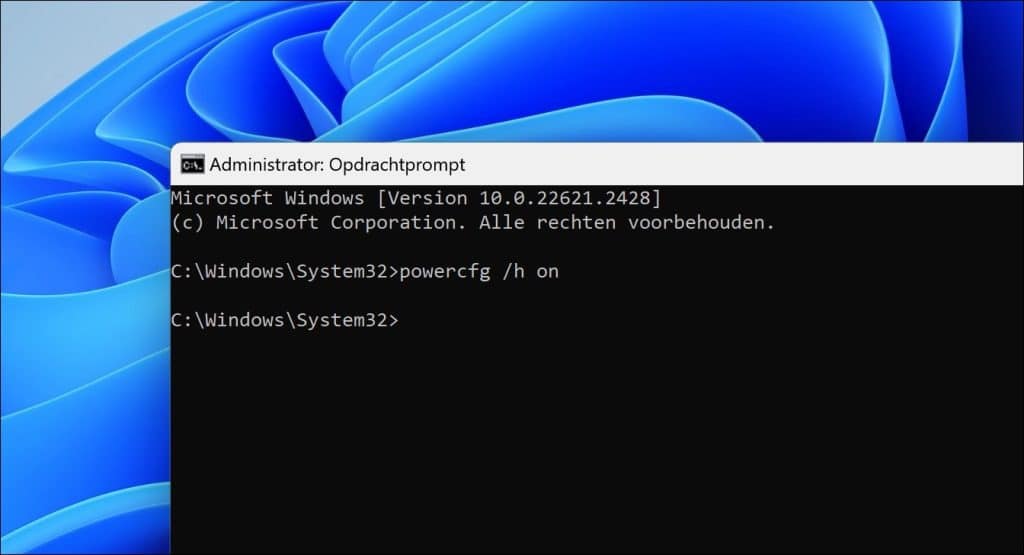 powercfg h on