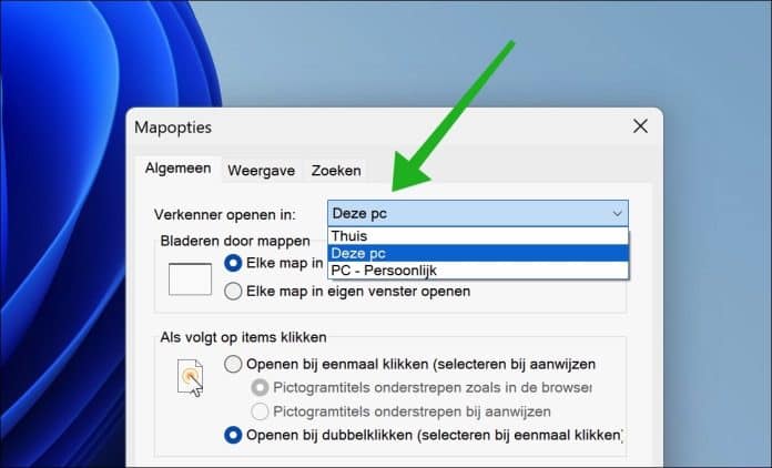 Windows Verkenner openen in 