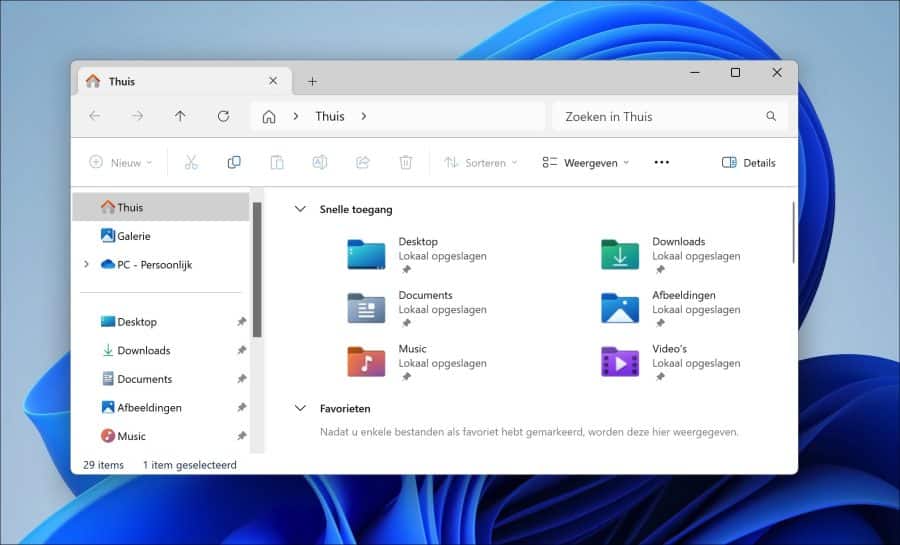 Windows Verkenner openen in 