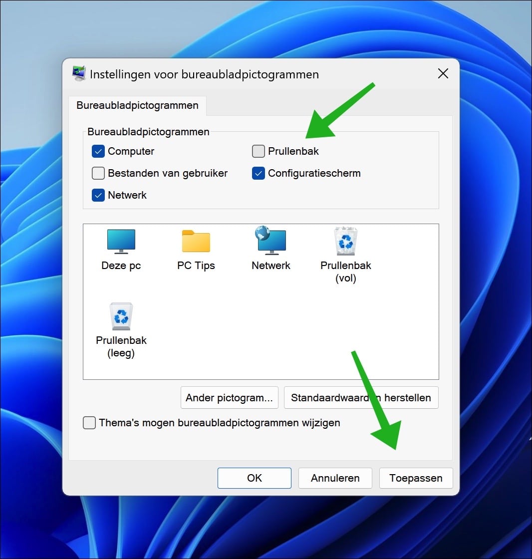 prullenbak-verwijderen-van-het-bureaublad-in-windows-11