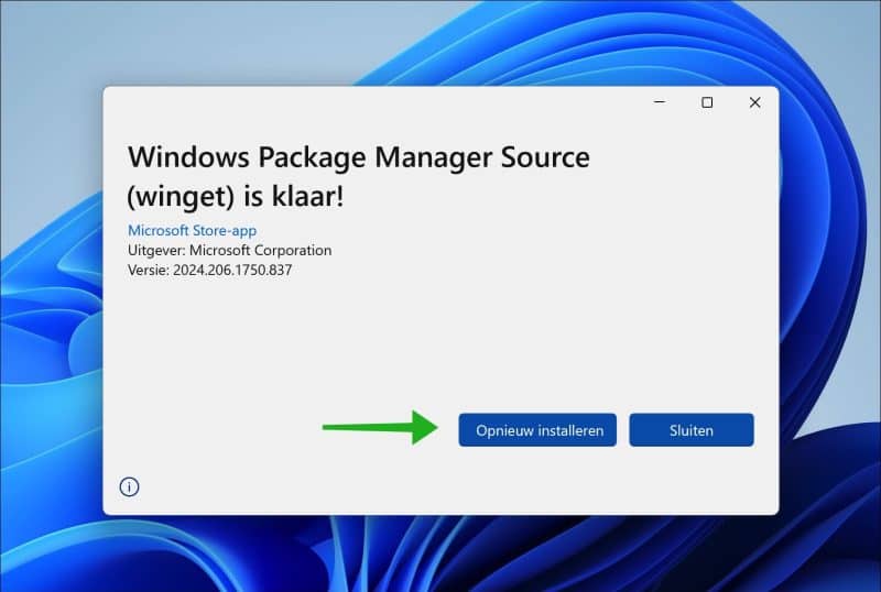 Failed in attempting to update the source: winget [Oplossing]