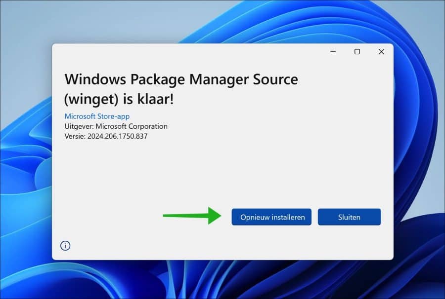 Failed in attempting to update the source: winget [Oplossing]