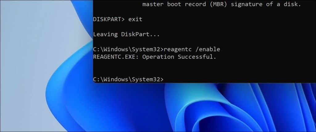 reagentc /enable