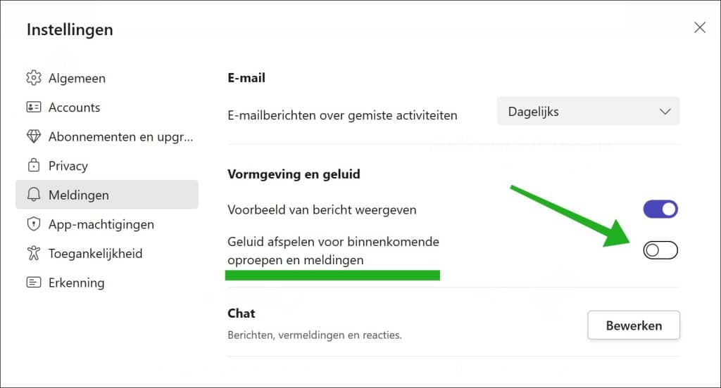 No reproducir sonido para llamadas entrantes y notificaciones