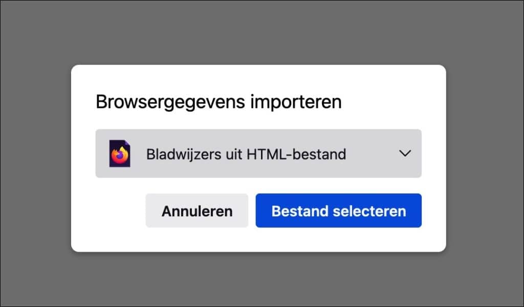 Safari bladwijzers importeren in Firefox