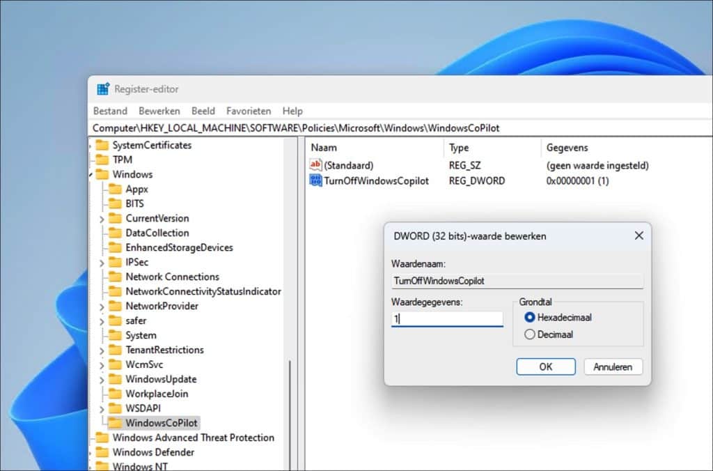 TurnOffWindowsCopilot