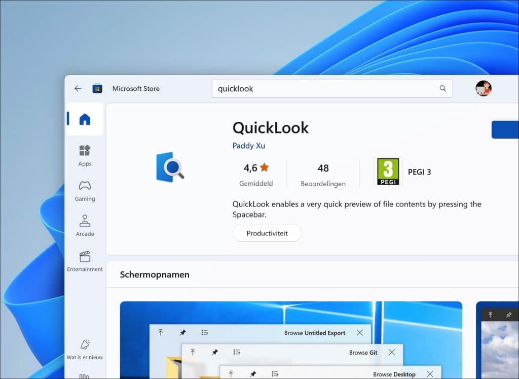 QuickLook paddy Xu downloaden
