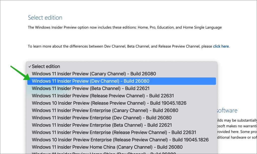 Windows 11 24h2 insider dev build 26080 of hoger