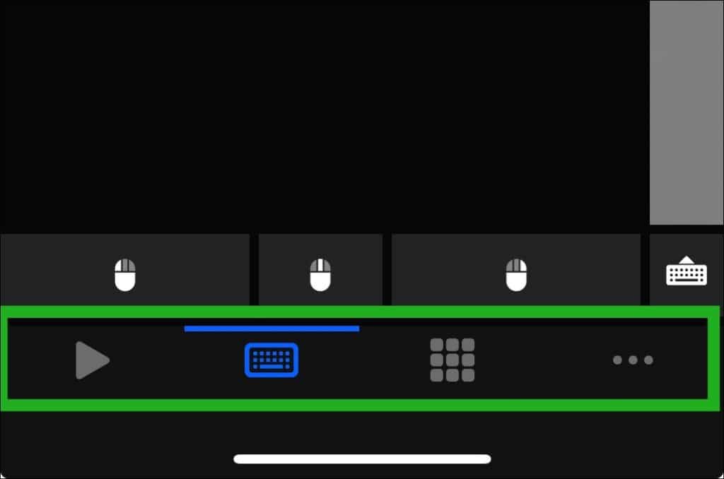 sub bedieningselementen app
