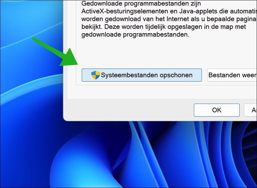 Systeembestanden opschonen